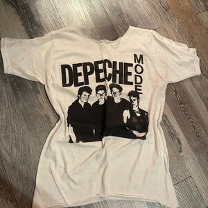 Depeche Mode Graphic T-Shirt - Cream